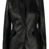 Alexander McQueen fitted linen blazer