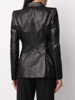 Alexander McQueen fitted linen blazer