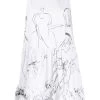 Alexander McQueen illustration printed dress