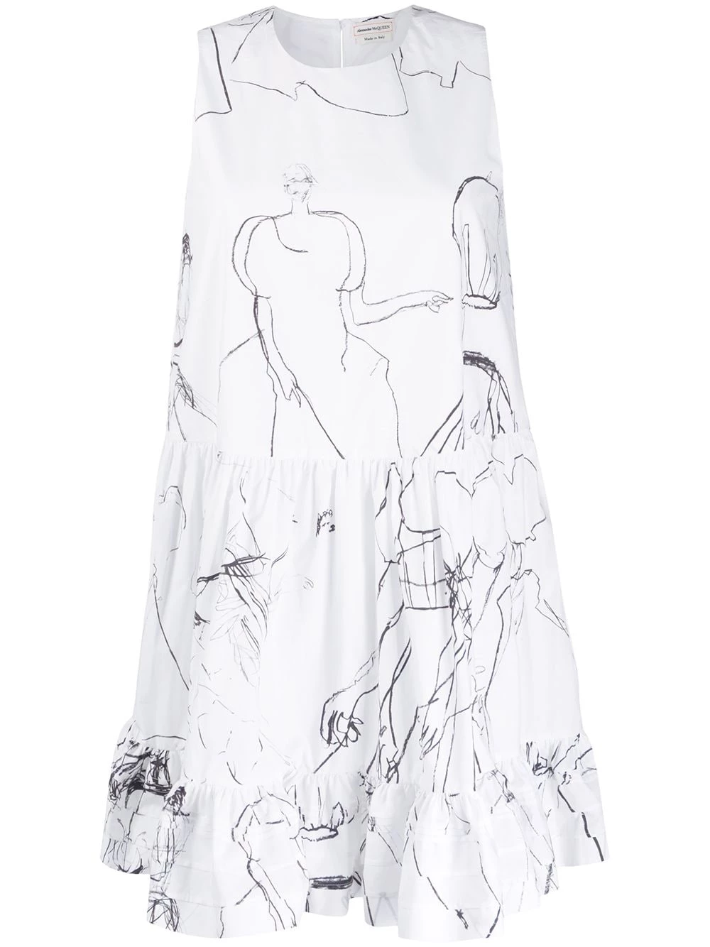 Flash Sale 🔔 Alexander McQueen Illustration printed 👗 dress 🤩 1 Alexander McQueen illustration printed dress