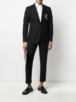 Alexander McQueen embroidered suit jacket