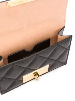 Alexander McQueen quilted skull belt bag