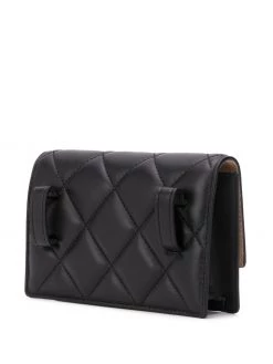 Alexander McQueen quilted skull belt bag