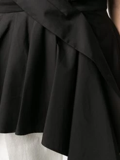 Alexander McQueen peplum short-sleeved T-shirt