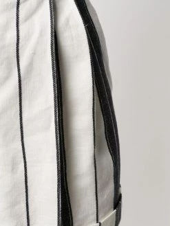 Alexander McQueen high-waist striped shorts