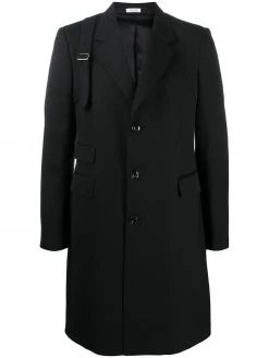 Alexander McQueen single-breasted cavalry twill coat
