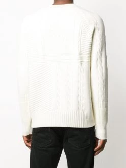 Alexander McQueen cable-knit skull jumper