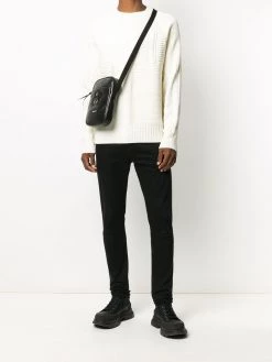 Alexander McQueen cable-knit skull jumper