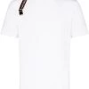 Alexander McQueen logo-strap pique polo shirt