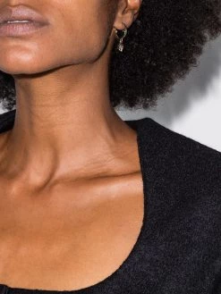 Alexander McQueen skull hoop earrings