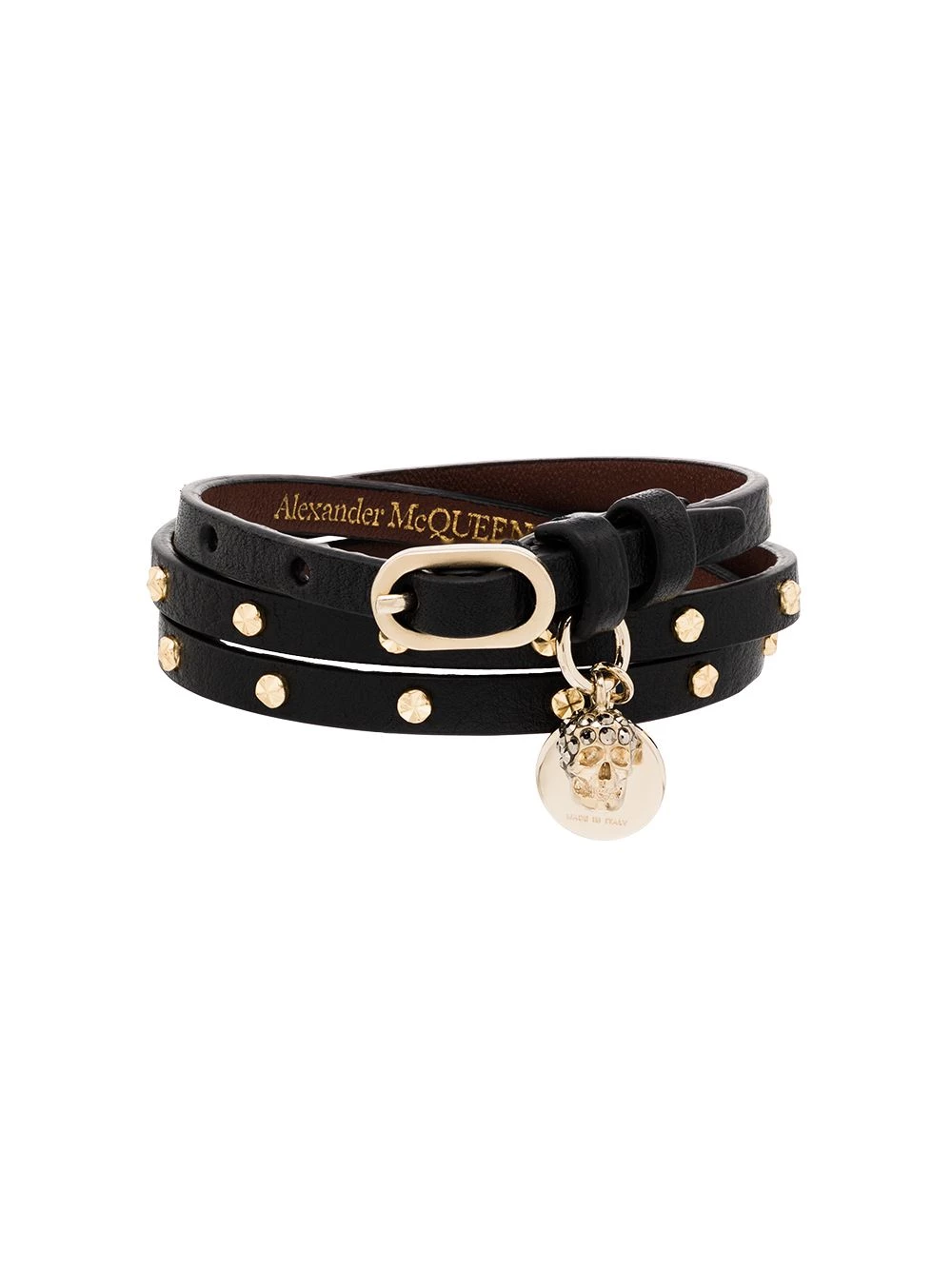 Deals ๐ฏ Alexander McQueen Skull stud wraparound bracelet ๐ 1 Alexander McQueen skull stud wraparound bracelet