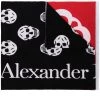 Alexander McQueen logo-print scarf