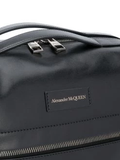 Alexander McQueen logo-patch tote bag