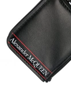 Alexander McQueen logo keyring wallet