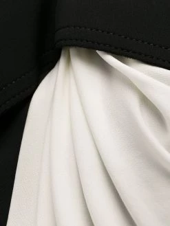Alexander McQueen draped-detail fitted dress