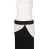 Alexander McQueen draped-detail fitted dress