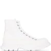Alexander McQueen Tread Slick canvas boots
