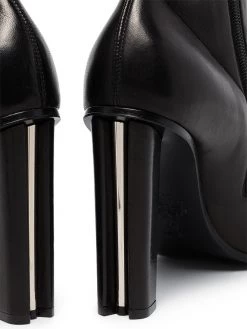 Alexander McQueen 110mm leather ankle boots