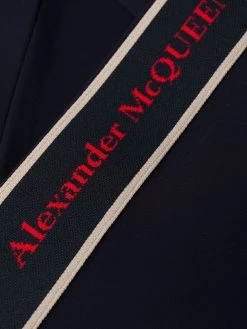 Alexander McQueen piped-trim detailed track pants