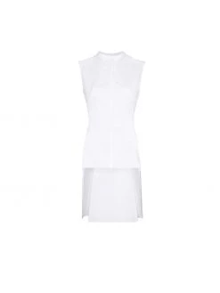 Alexander McQueen asymmetric sleeveless blouse