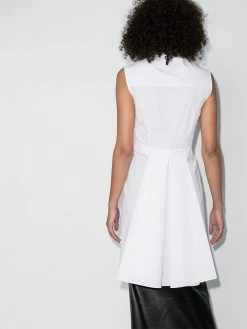 Alexander McQueen asymmetric sleeveless blouse
