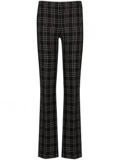 Alexander McQueen check-pattern slim-leg trousers