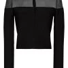 Alexander McQueen sheer-panelled fine-knit cardigan