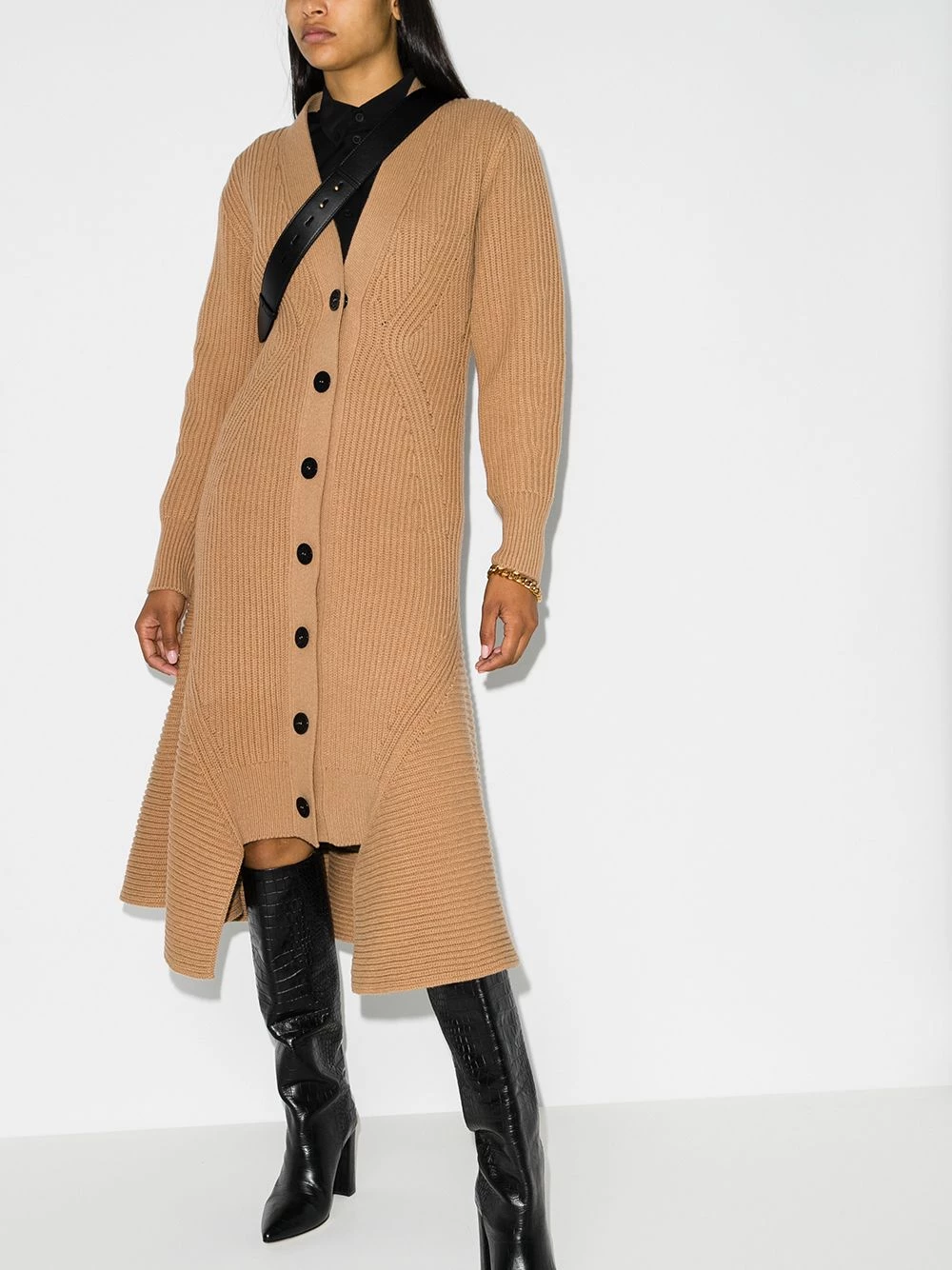 Cheap โจ Alexander McQueen Fluted cardigan ๐งจ 2 Alexander McQueen fluted cardigan