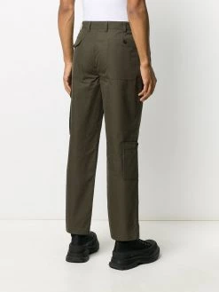 Alexander McQueen cotton straight-leg trousers