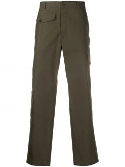 Alexander McQueen cotton straight-leg trousers