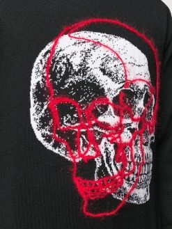 Alexander McQueen skull motif knitted jumper