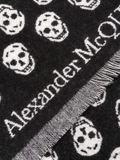 Hot Sale ๐ฏ Alexander McQueen Skull jacquard woven scarf ๐ 5 Alexander McQueen skull jacquard-woven scarf