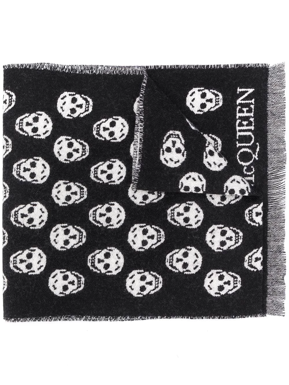 Hot Sale ๐ฏ Alexander McQueen Skull jacquard woven scarf ๐ 1 Alexander McQueen skull jacquard-woven scarf
