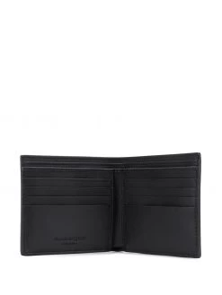 Alexander McQueen paint-effect logo wallet