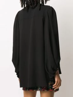 Alexander McQueen draped sleeves buttoned blouse