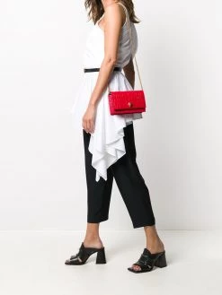 Alexander McQueen Skull crocodile-effect crossbody bag