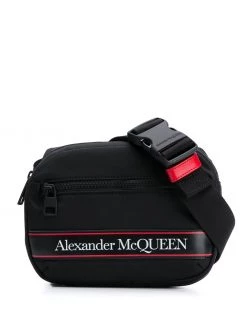 Alexander McQueen logo stripe belt bag
