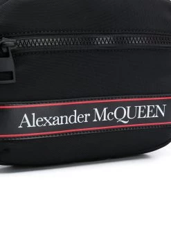 Alexander McQueen logo stripe belt bag
