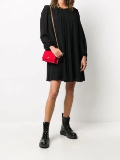 Alexander McQueen pleated shift dress