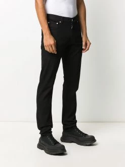 Best deal โ Alexander McQueen Embroidered logo slim fit ๐ jeans ๐ 9 Alexander McQueen embroidered logo slim-fit jeans