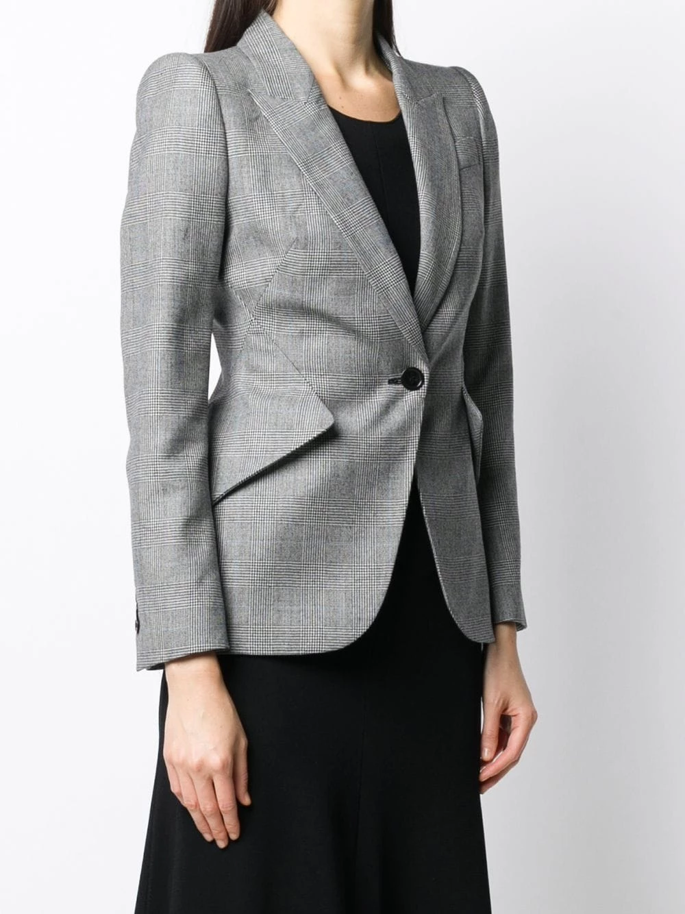 Coupon 🤩 Alexander McQueen Prince of Wales fitted blazer 💯 3 Alexander McQueen Prince of Wales fitted blazer