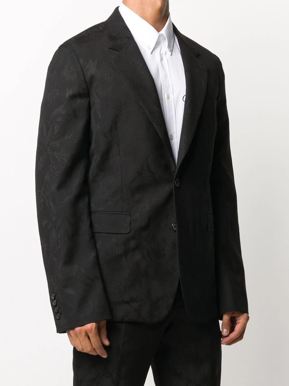 Top 10 ๐ฅ Alexander McQueen Jacquard woven single breasted blazer โจ 3 Alexander McQueen jacquard-woven single-breasted blazer