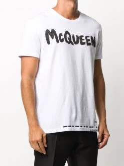 Brand new ๐ Alexander McQueen Logo print T ๐ shirt โญ 7 Alexander McQueen logo print T-shirt