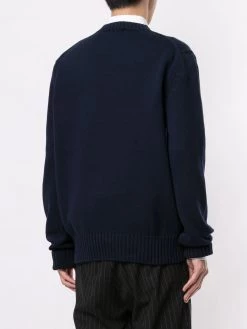 Alexander McQueen jacquard-logo jumper