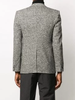 Alexander McQueen brooch-embellished single-breasted blazer