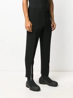 Alexander McQueen zip-detail straight-leg trousers