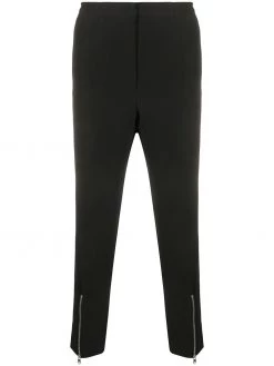 Alexander McQueen zip-detail straight-leg trousers