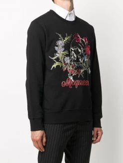 Coupon โญ Alexander McQueen Floral embroidered sweatshirt ๐ 7 Alexander McQueen floral-embroidered sweatshirt
