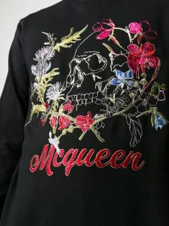 Coupon โญ Alexander McQueen Floral embroidered sweatshirt ๐ 9 Alexander McQueen floral-embroidered sweatshirt