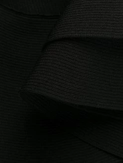 Alexander McQueen off-shoulder ribbed-knit dress